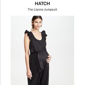 Hatch Lianne Jumpsuit Black sz 2
